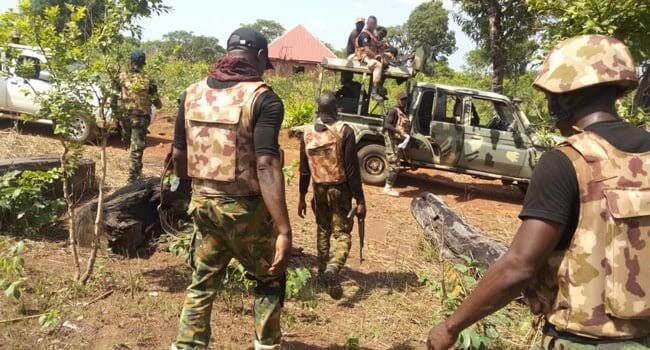 TROOPS Ambush Bandits, Neutralise 8 and destroys their camp