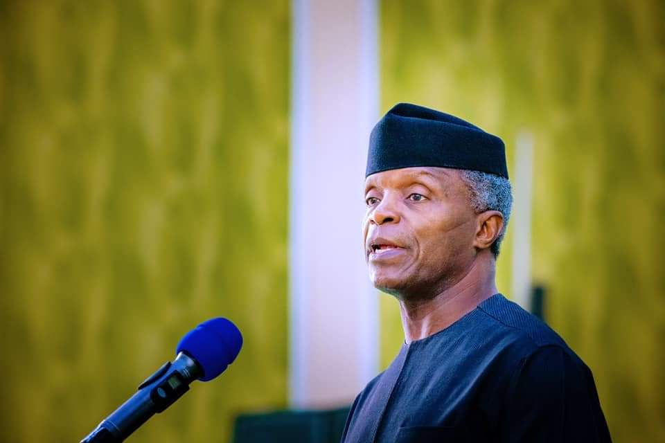 VP Osinbajo says cashless policy will help track election financing