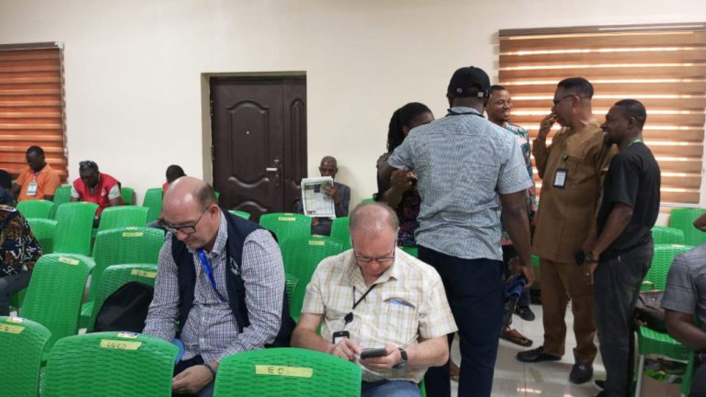 NigeriaElections2023: LGA results yet to arrive Lagos Collation Centre
