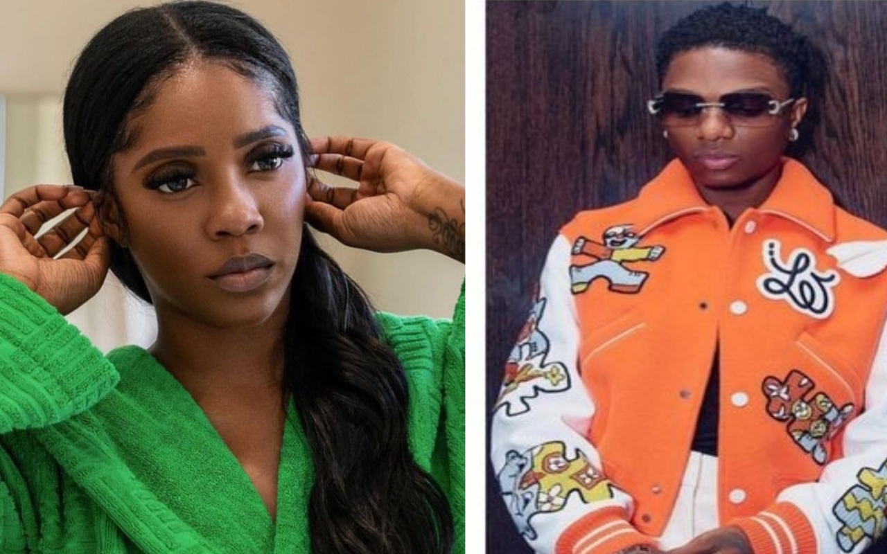 What is she Upto?'-Fans react after Tiwa Savage reposted Wizkid's video