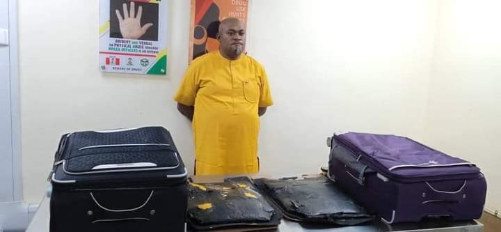 Businessman nabbed with heroin at Lagos airport 