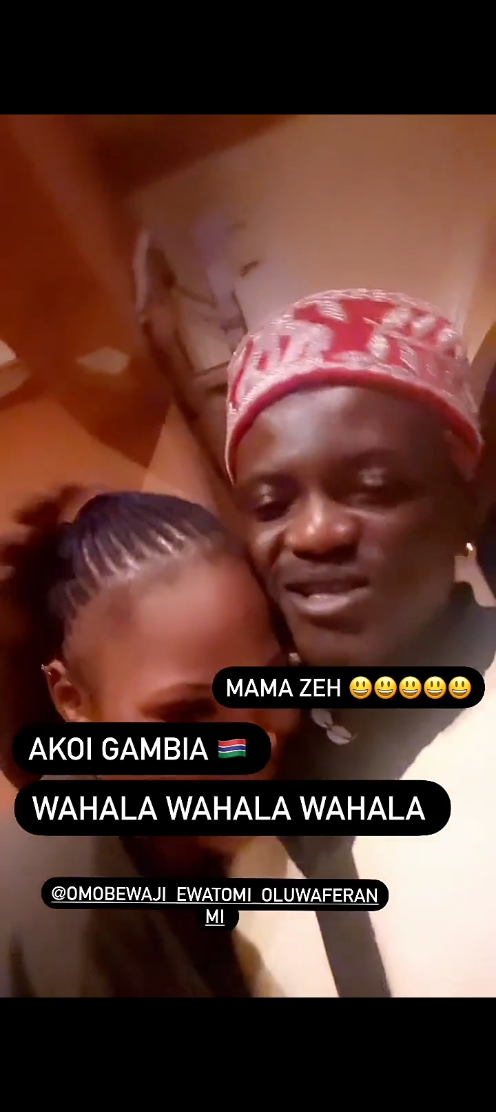 Singer Portable Shows Off his romantic side with wife ( Video) 