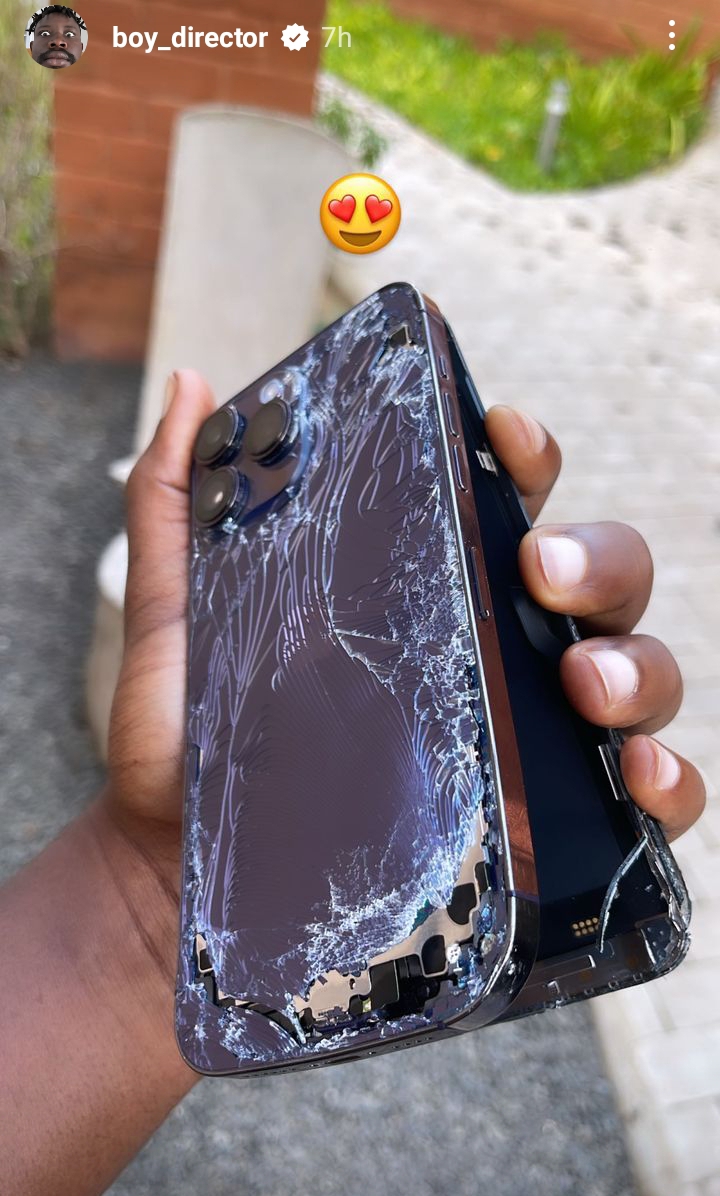 Netizens in shock as TG Omori smashes his iphone 14 promax 