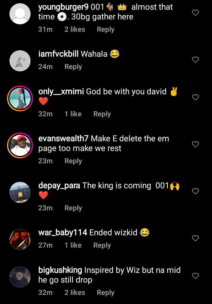 Netizens react as Davido deletes all Posts on his Instagram page
