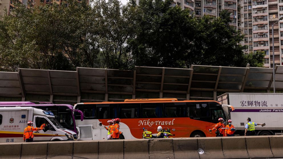 87 people injured in Hong Kong Traffic accident