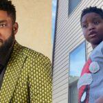 Moment Chidi Mokeme's son confronted him for gifting him fake dollar notes