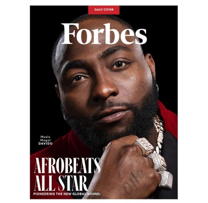 Davido Talks Afrobeat music as he covers Forbes magazine