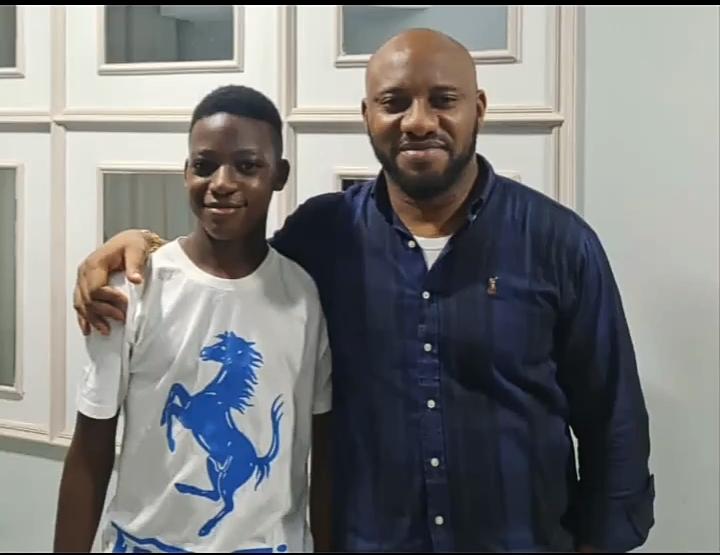 Yul Edochie and son Kambilichukwu
