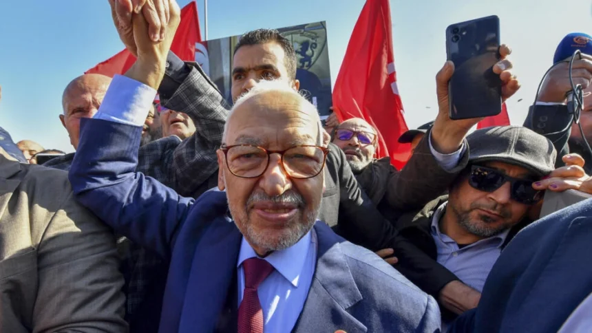 Tunisia sentences opposition leader Ghannouchi to a year in prison