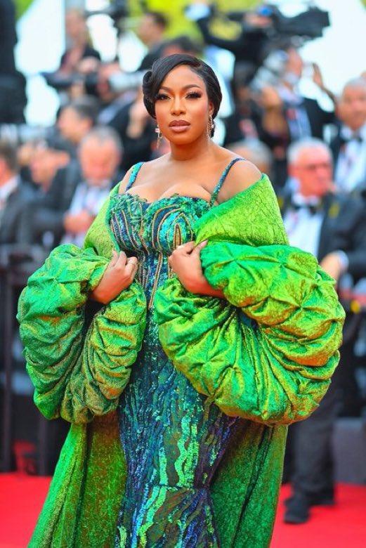 Chika Ike outfit at Cannes film festival