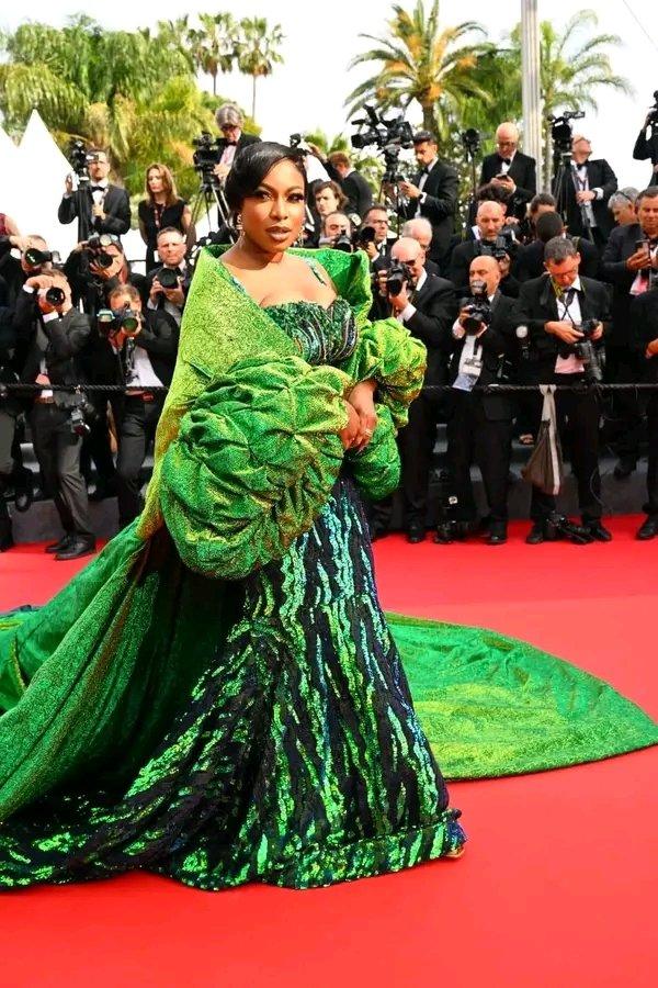 Chika Ike outfit at Cannes film festival