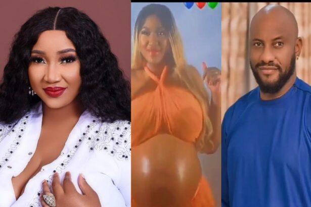 Yul Edochie shares second wife's maternity shoots (VIDEO)
