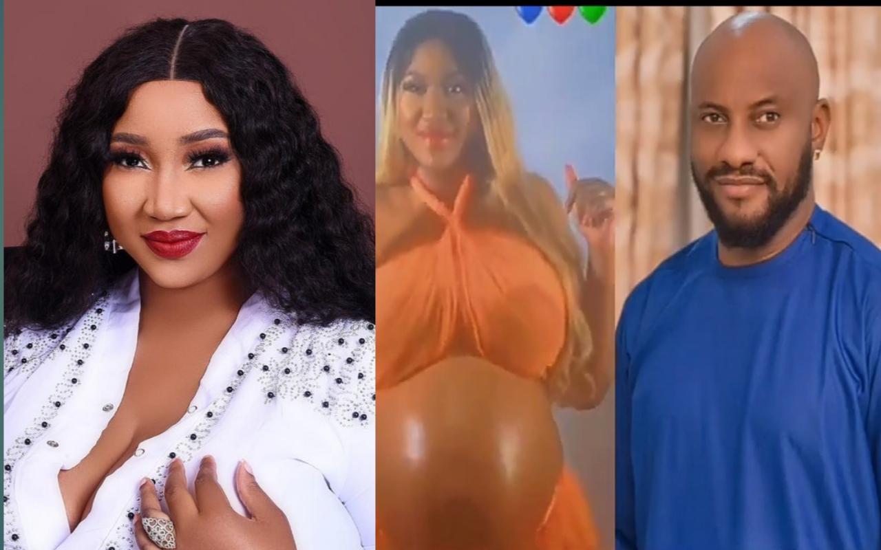 Yul Edochie shares second wife's maternity shoots (VIDEO)