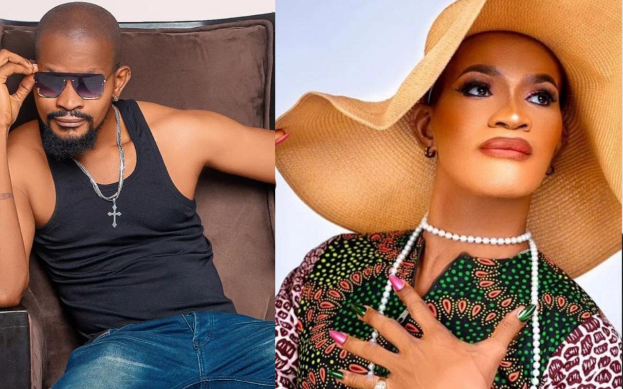 Actor Uche Maduagwu crowns himself 'Queen of Lasgidi' with full make overs