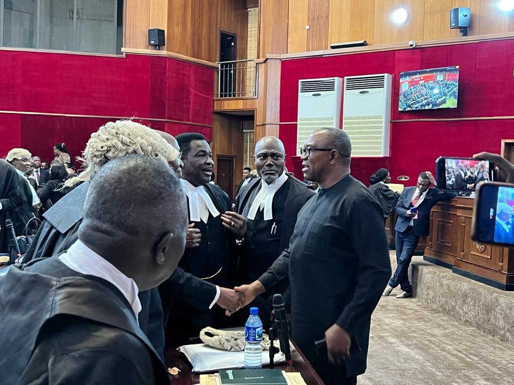 Obi arrives venue for presidential election petition tribunal