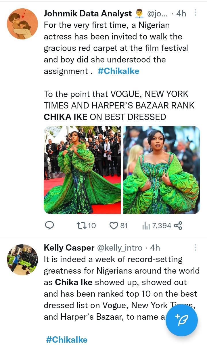 Chika Ike steals the spotlight at 2023 Cannes film festival