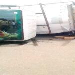 LASTMA rescue driver who collapsed as truck falls on car in Lagos 
