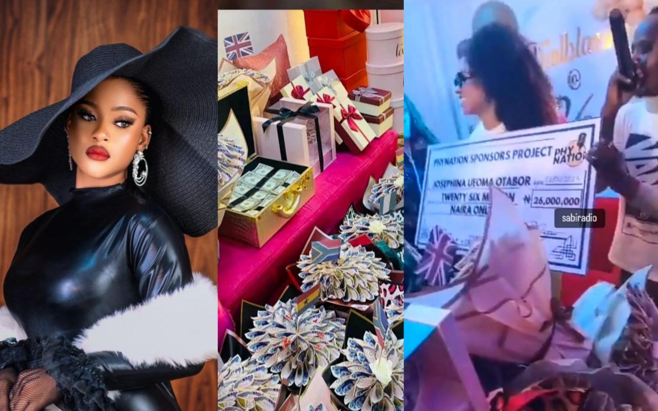 Fans Gifts BBN's Phyna 26 million naira and all-expense trip to Ireland as birthday presents (VIDEO)