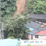 Baby killed in landslide caused by heavy rain in South korea