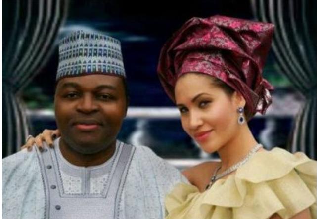 Caroline and Ex husband, Musa Danjuma 
