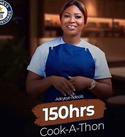 Meet Adeyeye Adeola, another Nigerian chef, set to break 150hrs cook-a-thon