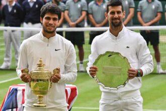 Alcaraz defeats Djokovic to win hard-fought Wimbledon final